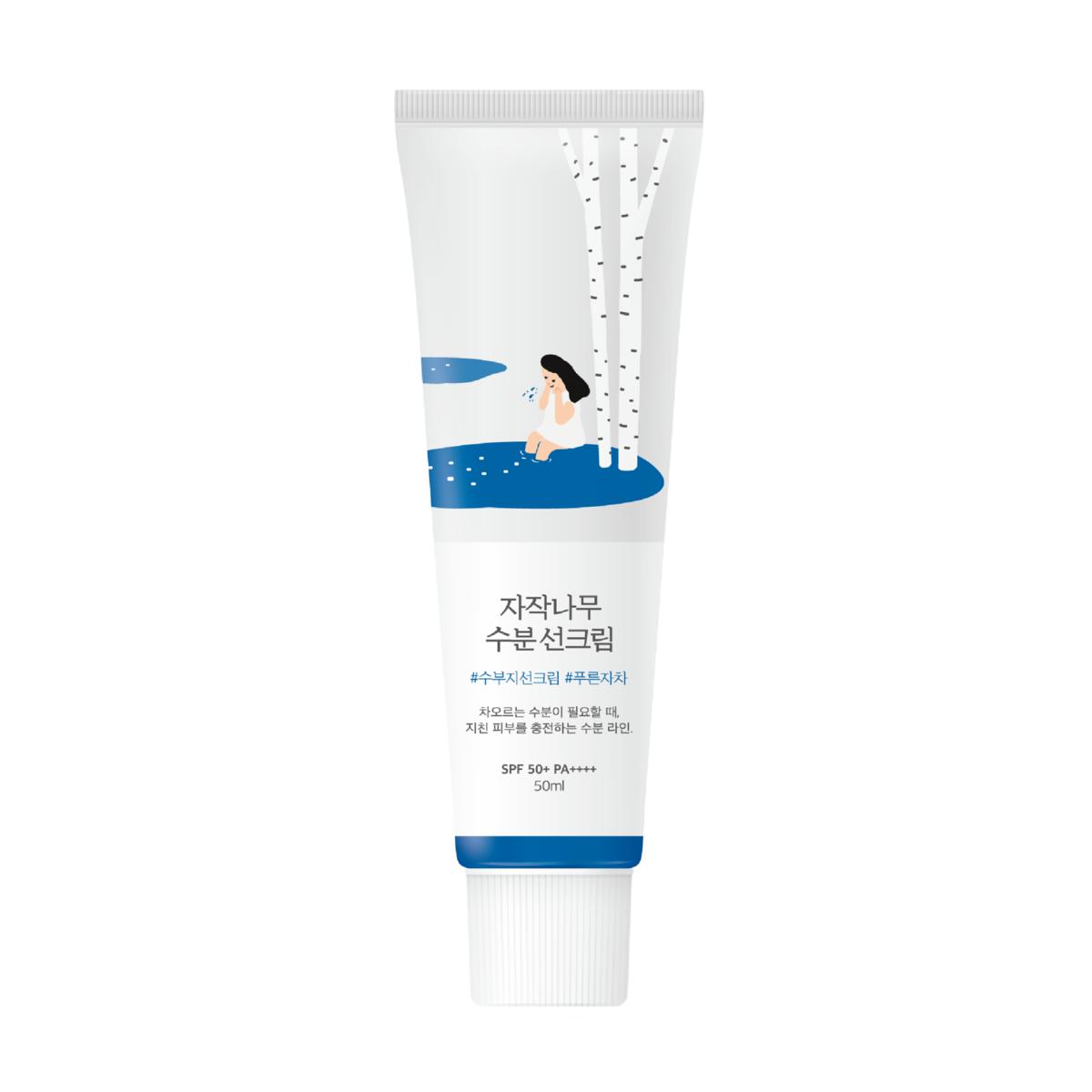 Сонцезахисний крем з березовим соком Round Lab Birch Juice Moisturizing Sunscreen