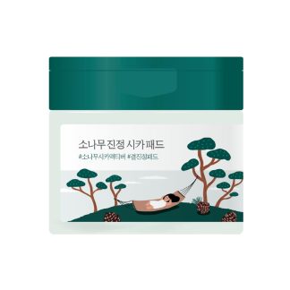 Заспокійливі тонер-педи з екстрактом голок сосни Round Lab Pine Calming Cica Pad