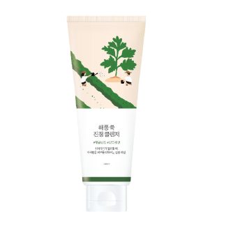 Заспокійлива очищуюча пінка з полином Round Lab Mugwort Calming Cleanser