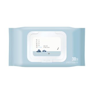 Очищувальні серветки для зняття макіяжу та СПФ Round Lab 1025 Dokdo Cleansing Tissue