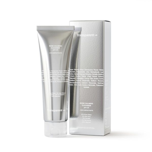 Ніжний гель для очищення для обличчя Transparent-Lab Rose Calming Cleanser pH 5.5
