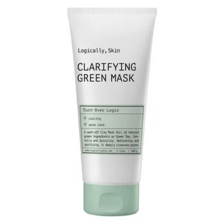 Очищувальна маска з глиною та спіруліною Logically, Skin Clarifying Green Mask