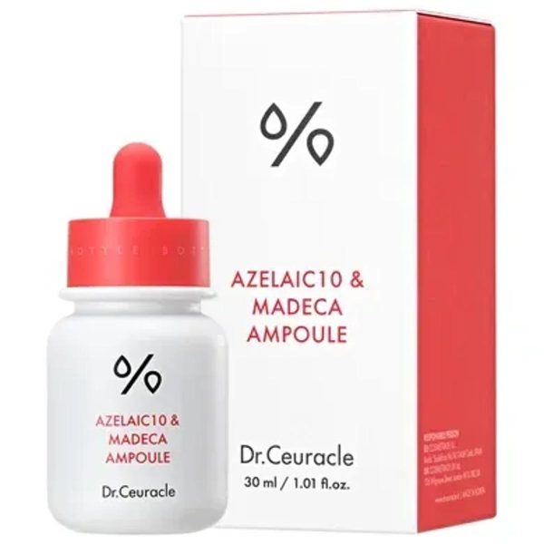 Серум з азелаїновою кислотою 10% і мадекасосидом Dr.Ceuracle Azelaic 10 & Madeca Ampoule