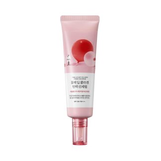 Сонцезахисна сироватка з колагеном Round Lab Camellia Deep Collagen Firming Sun Serum