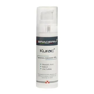 Нічний крем з бензоїл пероксидом Braderm Kurac Cream