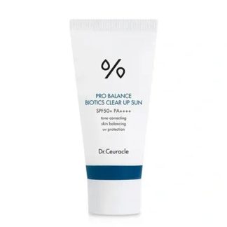 Сонцезахисний освітлюючий крем з пробіотиками Dr. Ceuracle Pro Balance Biotics Clear Up Sun SPF 50+ PA++++ 50мл